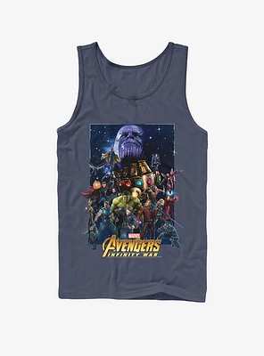 Marvel Avengers: Infinity War Character Collage Tank