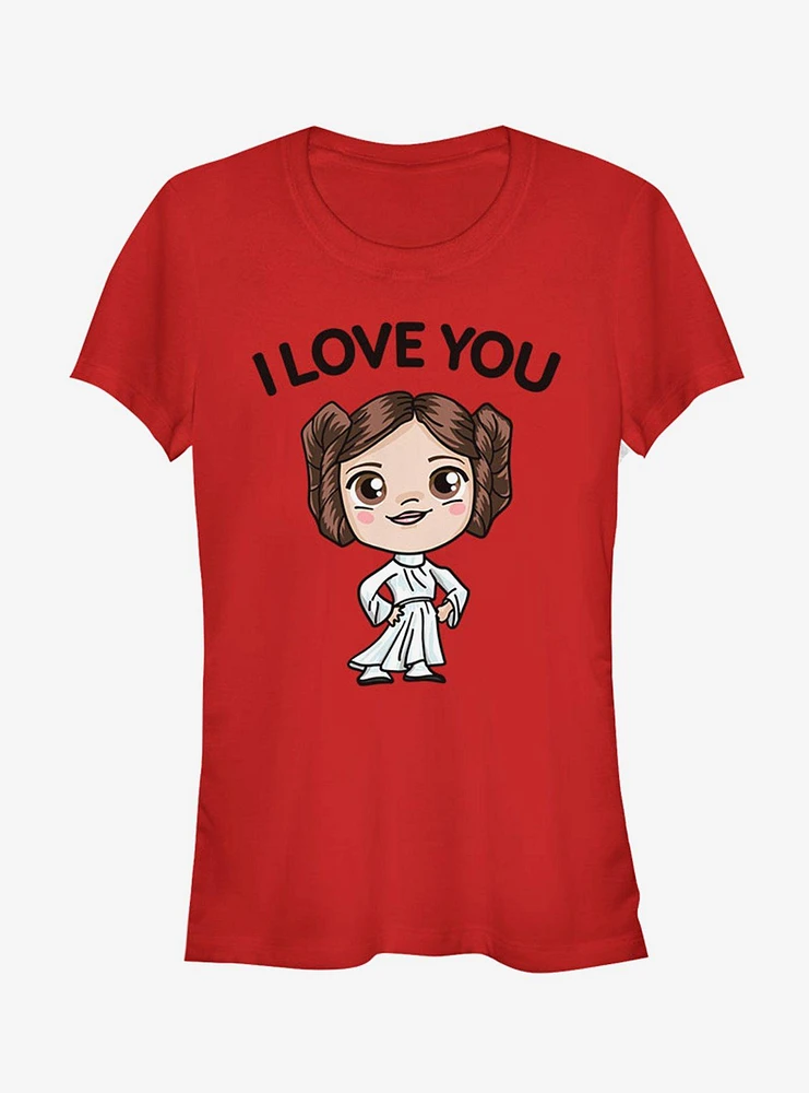 Star Wars Chibi I Love You Girls T-Shirt