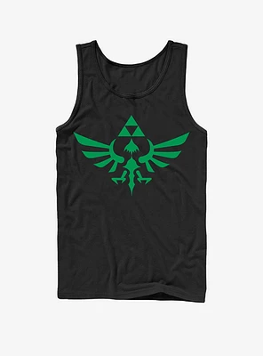 Nintendo Legend of Zelda Green Triforce Tank