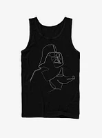 Star Wars Darth Vader Outline Tank