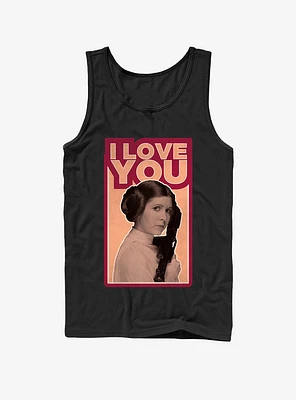 Star Wars Princess Leia Quote I Love You Tank