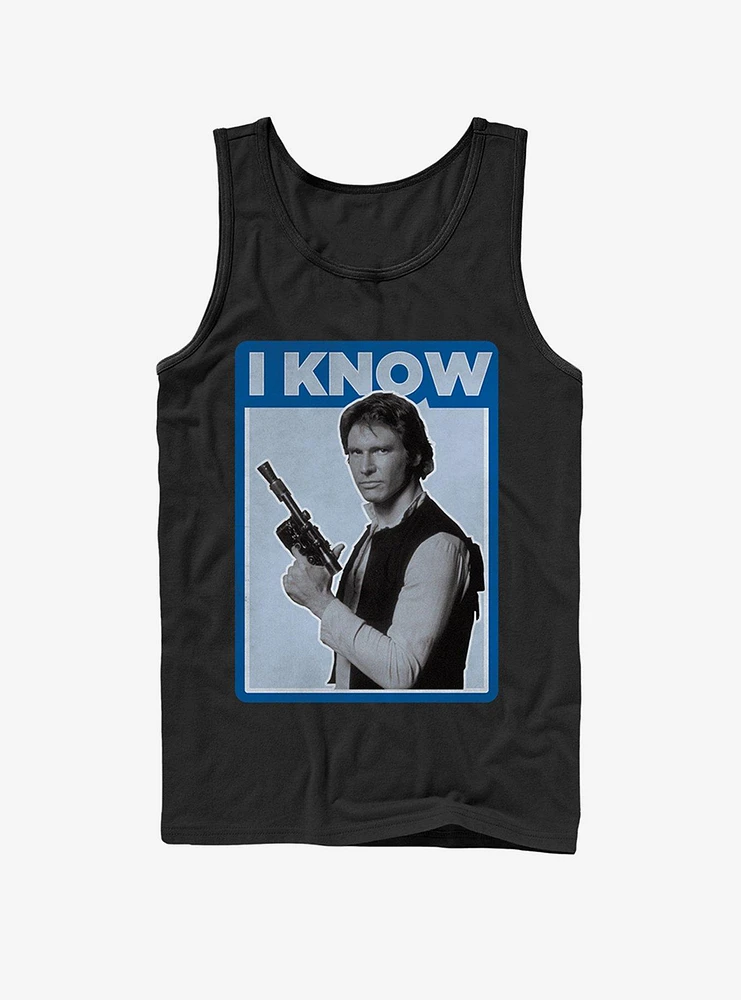 Star Wars Han Solo Quote I Know Tank