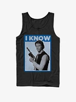 Star Wars Han Solo Quote I Know Tank