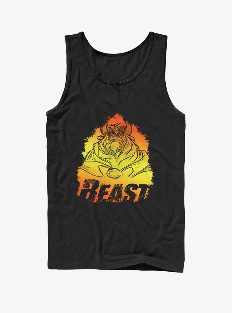 Disney Beauty and the Beast Sketch Profile Tank