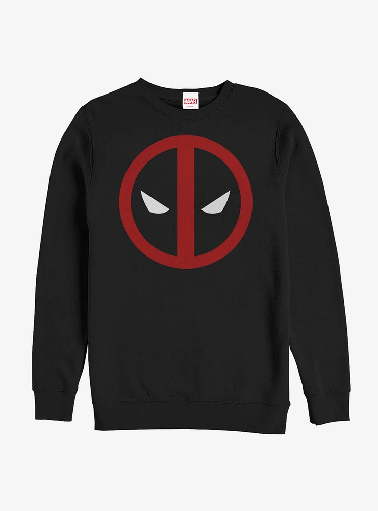 Marvel Deadpool Mask Straight Away Sweatshirt