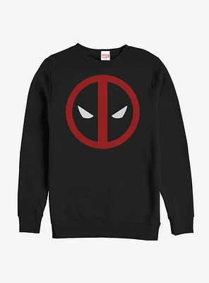 Marvel Deadpool Mask Straight Away Sweatshirt