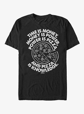 Parks & Recreation Power is Pizza T-Shirt