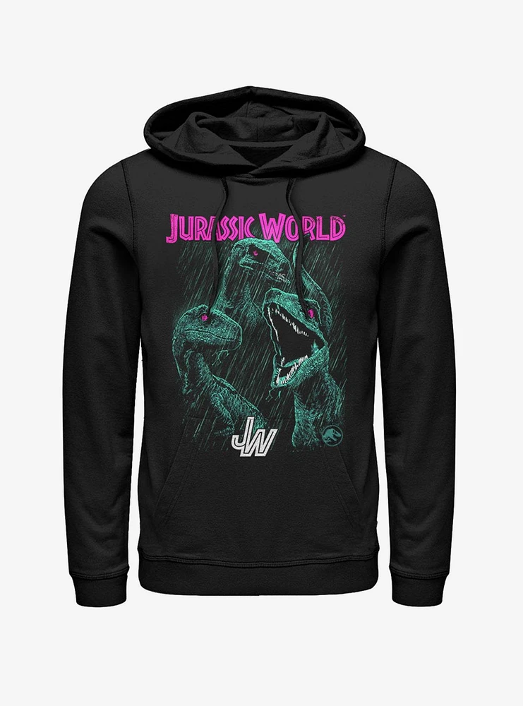 Jurassic Park Bright Raptor Squad Hoodie