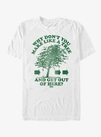 Back to the Future Make Like a Tree T-Shirt