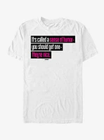 Pretty Pink Sense of Humor T-Shirt