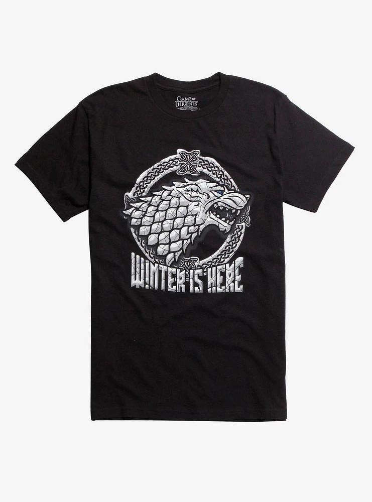 Game Of Thrones Stark Winter Is Here T-Shirt