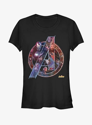 Marvel Avengers: Infinity War Team Neon Girls T-Shirt