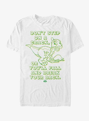 Land Before Time Don't Step on a Crack T-Shirt