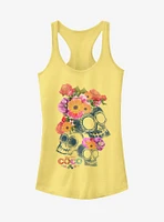 Disney Pixar Coco Calaveras Yellow Girls Tank Top