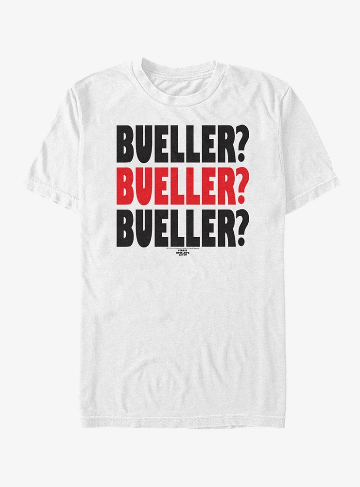 Ferris Bueller's Day Off Bueller T-Shirt