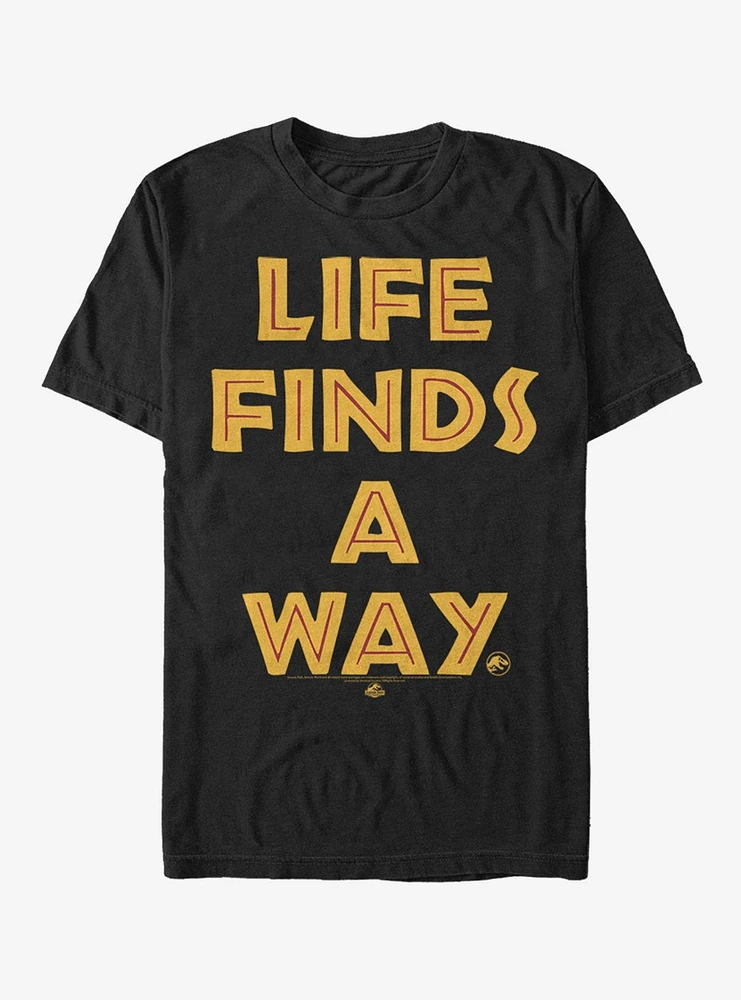 Jurassic Park Life Finds a Way T-Shirt