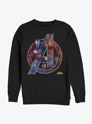 Marvel Avengers: Infinity War Team Neon Sweatshirt