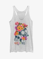 Disney Pixar Coco Calaveras Heathered Girls Tank Top