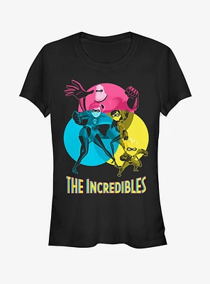 Disney Pixar The Incredibles Venn Diagram Girls T-Shirt