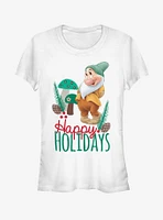 Disney Snow White And The Seven Dwarfs Bashful Holiday Girls T-Shirt