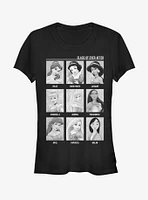 Disney Princess Class Of Ever After Black And White Girls T-Shirt