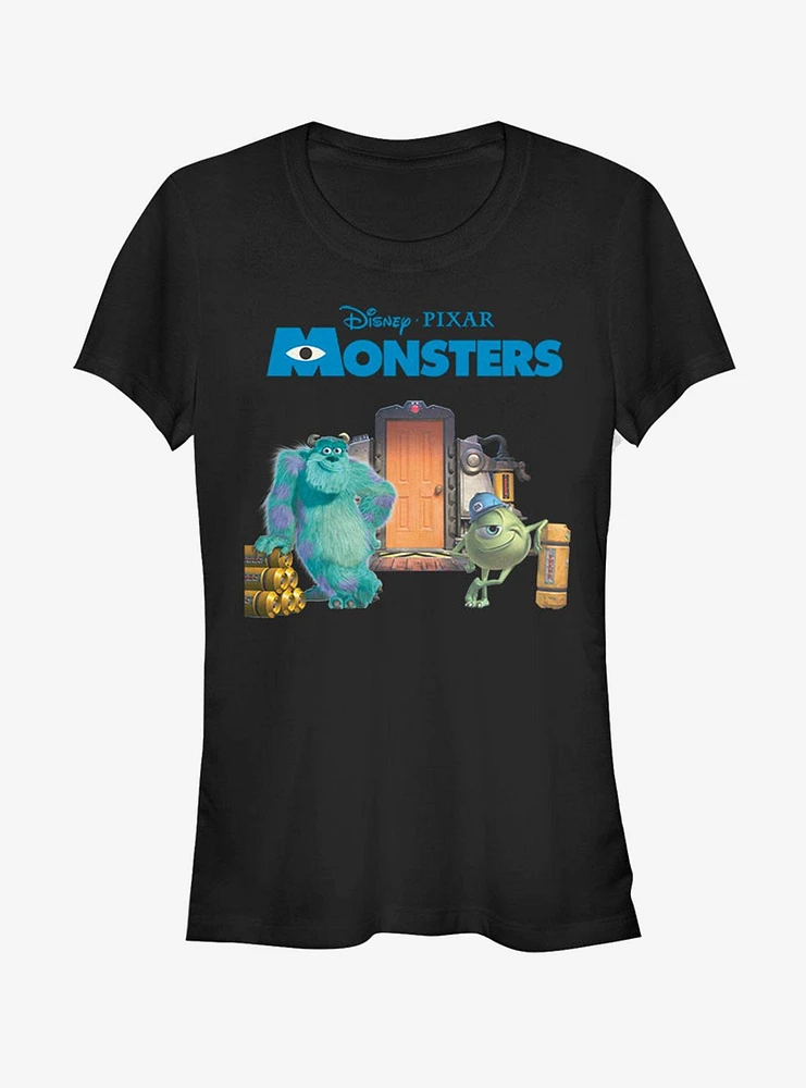 Disney Pixar Monsters, Inc. Door Scene Girls T-Shirt