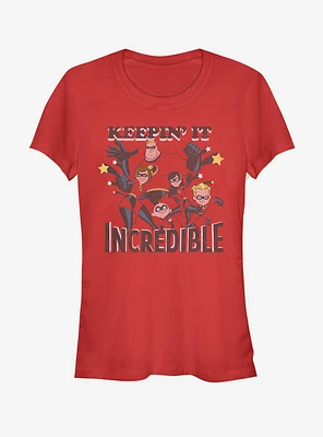 Disney Pixar Incredibles Keepin It Incredible Girls T-Shirt