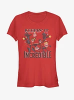 Disney Pixar Incredibles Keepin It Incredible Girls T-Shirt