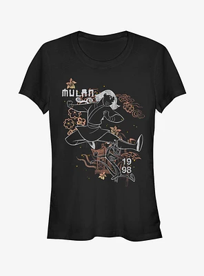 Disney Mulan Outline Girls T-Shirt