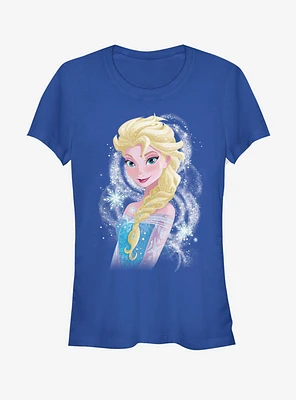 Disney Frozen Elsa Swirl Girls T-Shirt