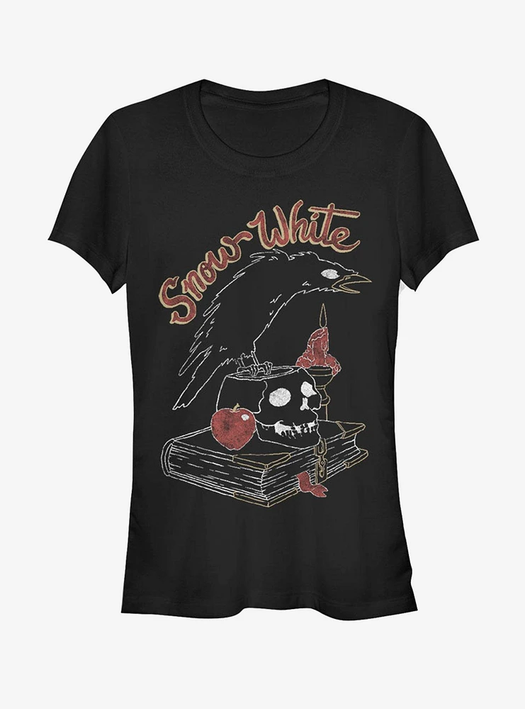 Disney Snow White And The Seven Dwarfs Evil Queen's Pet Raven Girls T-Shirt