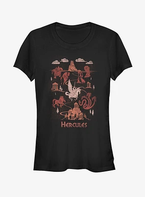 Disney Hercules Map Girls T-Shirt