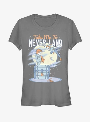 Disney Peter Pan Take Me To Never Land Girls T-Shirt