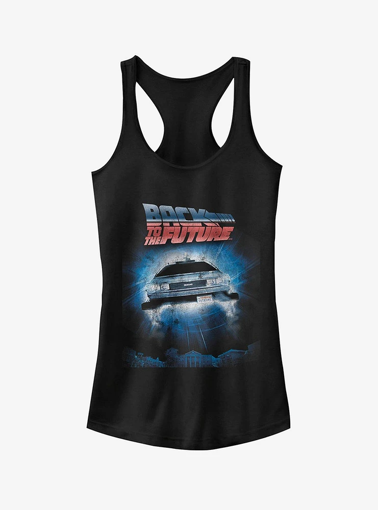 Retro DeLorean Poster Girls Tank