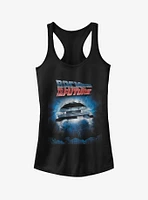 Retro DeLorean Poster Girls Tank