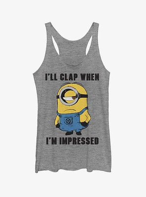 Minions Clap When Impressed Girls Tank