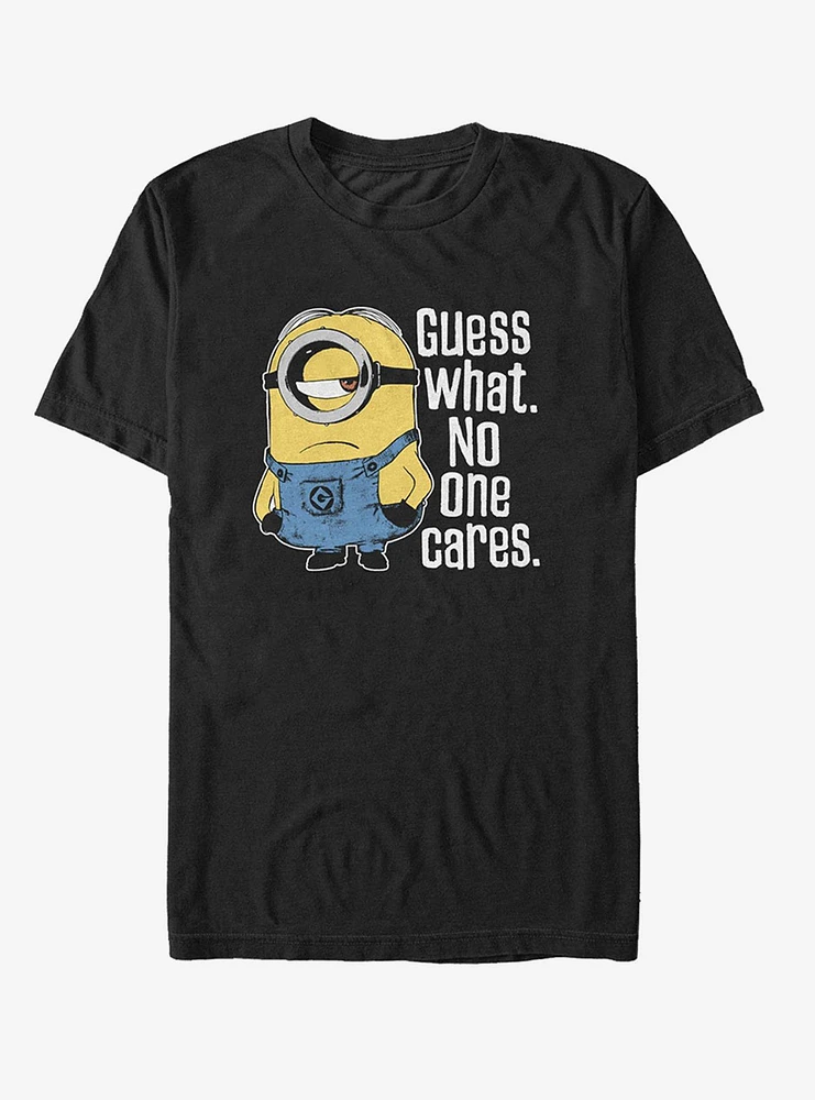 Minion No One Cares T-Shirt