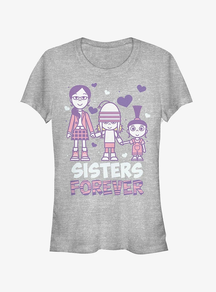 Despicable Me Sisters Forever Girls T-Shirt