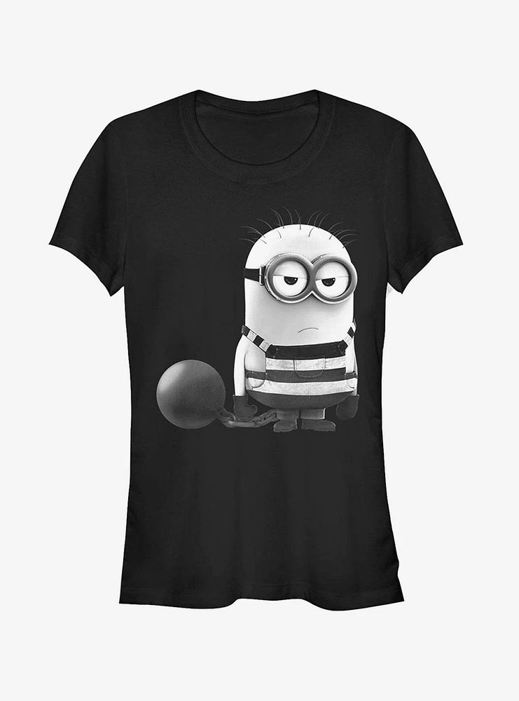 Minion Grumpy Prisoner Girls T-Shirt