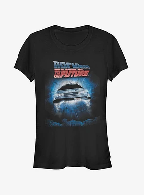 Retro DeLorean Poster Girls T-Shirt