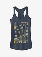 Minion Lab Work Girls Tank