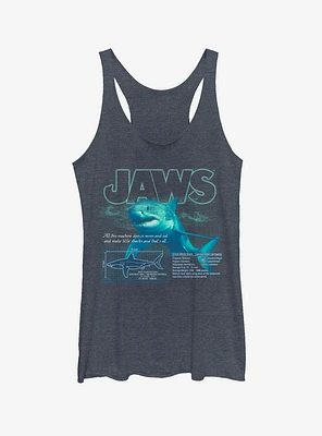 Jaws Blueprint Girls Tank
