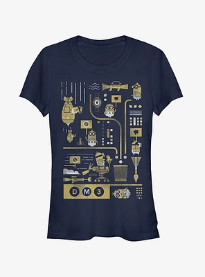 Minion Lab Work Girls T-Shirt