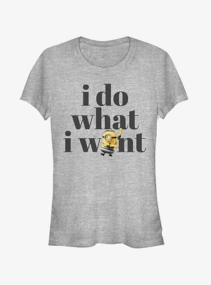 Minion Do What I Want Girls T-Shirt