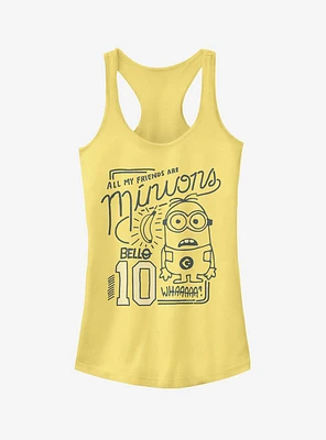 My Friends Are Minions Girls Tank