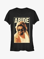 The Dude Abides Sunglasses Pose Girls T-Shirt