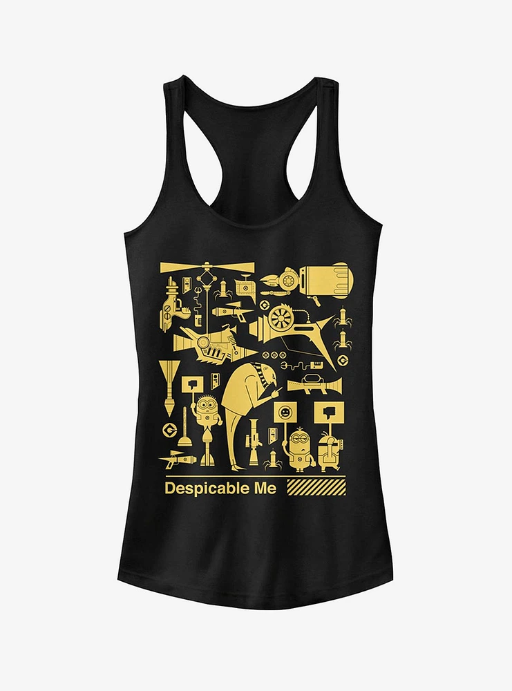 Minion Worker Strike Girls Tank