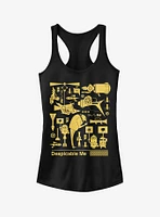 Minion Worker Strike Girls Tank