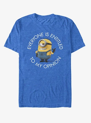 Minion My Opinion T-Shirt