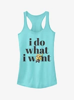 Minion Do What I Want Girls Tank